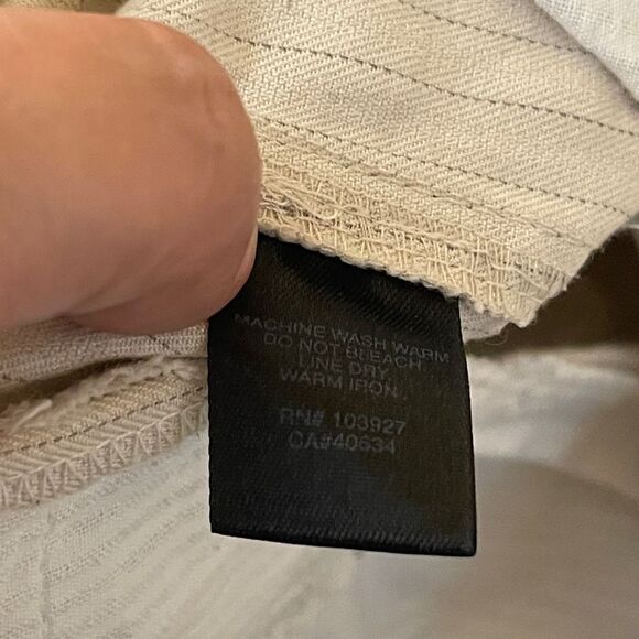 Marc By Marc Jacobs Shorts Womens 2 Chino Pockets Striped Cotton Bland - Picture 11 of 12